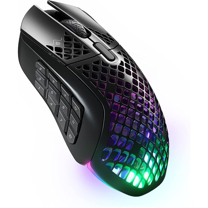 Steelseries Aerox 9 Mouse ambidestro Rf Wireless + Bluetooth ottico 18000 Dpi
