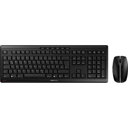 CHERRY Stream Desktop Keyboard and Mouse Set Black Wireless
