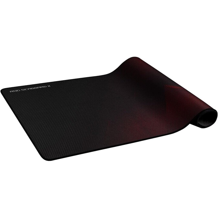 Tapis de souris de jeu Asus Rog Sheath Noir, Rouge