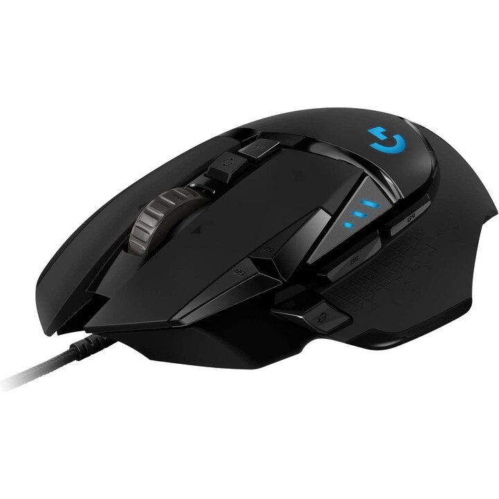 Logitech G502 Hero Gaming Mouse/ Up to 25600 DPI/ Black