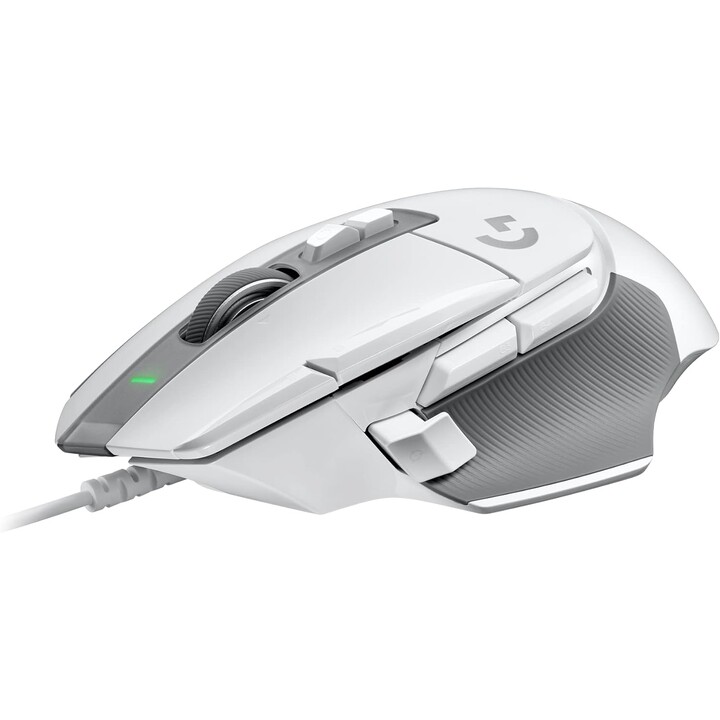 Logitech G G502 X, mouse de jogos com fio, branco