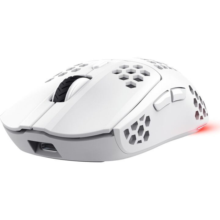 Mouse para jogos sem fio Trust Gaming GXT 929 Helox/bateria recarregável/até 4800 DPI/branco