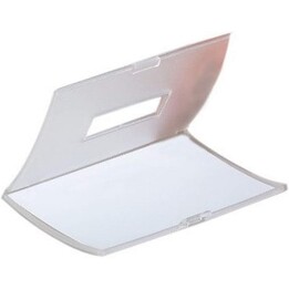 DURABLE CLICK FOLD portanombres con imán 40x75 mm transparente