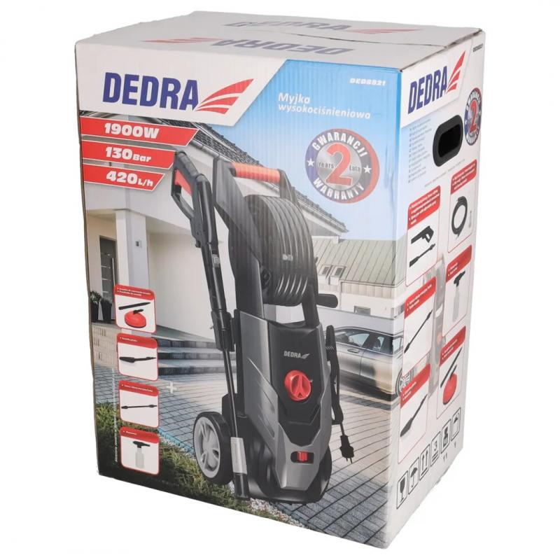 DEDRA DED8821 Limpiadora de alta presión o Hidrolimpiadora