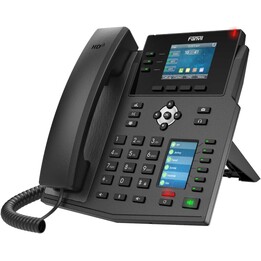 Fanvil X4U Telefone IP de Gigabit para escritórios - 12 contas SIP