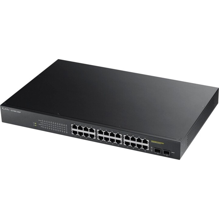 Zyxel GS1900-24HP Managed Gigabit Ethernet (10/100/1000) 1U Schwarz