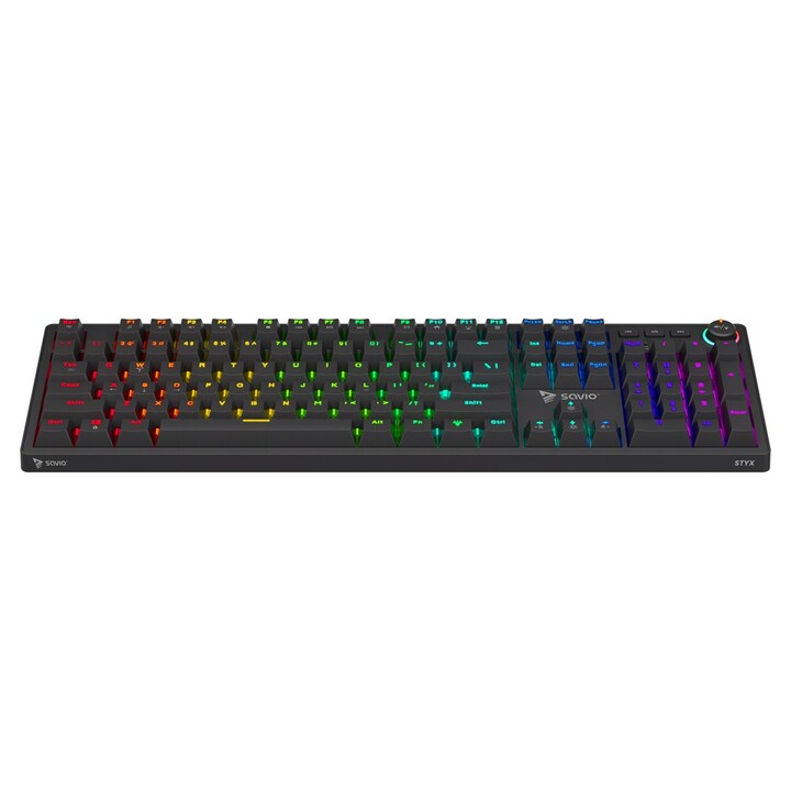 SAVIO STYX Teclado mecánico Outemu Brown, Hot Swap, RGB