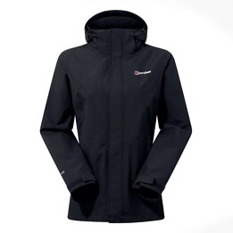 Berghaus Hillwalker InterActive Shell Damen Membranjacke Gr. S Schwarz