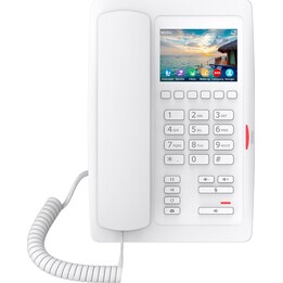 Fanvil H5W Telefono IP Wi-Fi, schermo a 3,5 a colori, 2 linee SIP, ideali per ospedale, centro commerciale, hotel, bianco