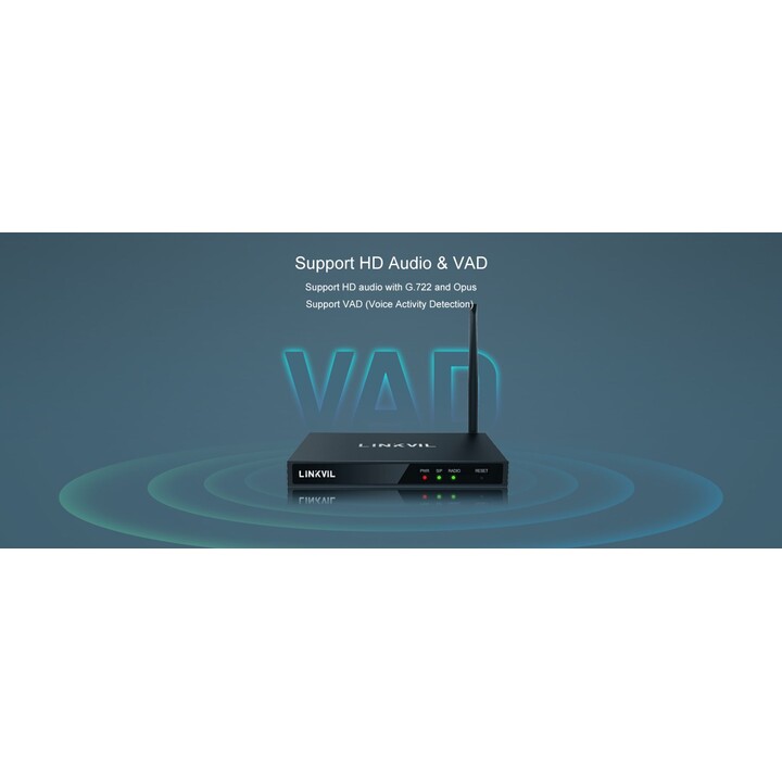 Fanvil W712 Roip Gateway, eingebaute 400-470 MHz Radiomodul & SIP
