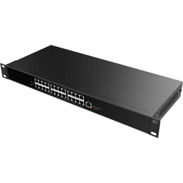 Fanvil PN24 24-Port Fast Ethernet Switch, Rackmount, Unmanaged, Black
