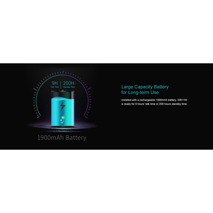Fanvil W611W V2 Teléfono wifi portátil SIP Wi-Fi - SIP - WLAN