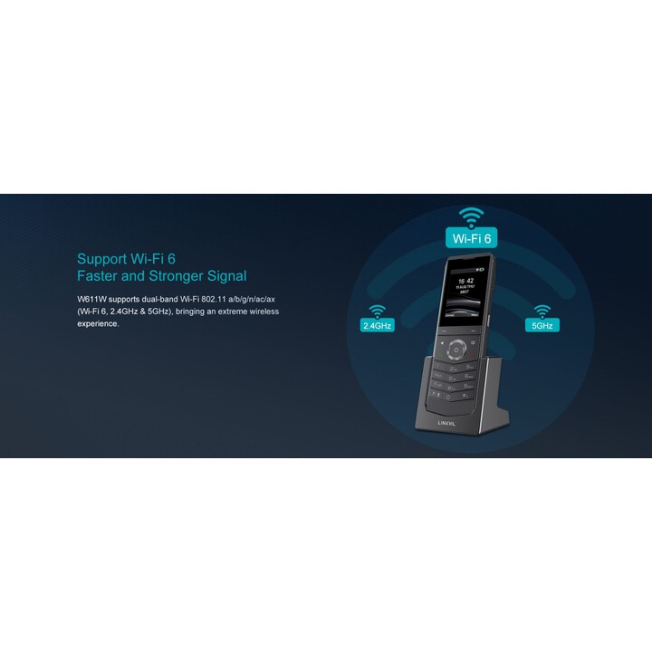 Fanvil W611W V2 Telefone Wi -Fi portátil SIP Wi-Fi - SIP - WLAN