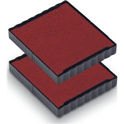 Pastillas de repuesto Trodat 2 piezas rojas 6/4924/Sb