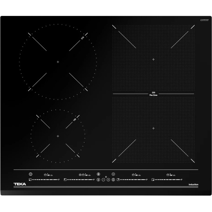 Teka Izf 64440 BK MSP 60 cm Indução embutida Hob 4 zonas pretas