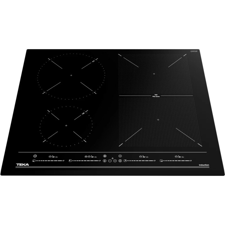 Placa de Inducción Teka IZF 64440 BK MSP 60 cm Empotrada 4 Zonas Negro