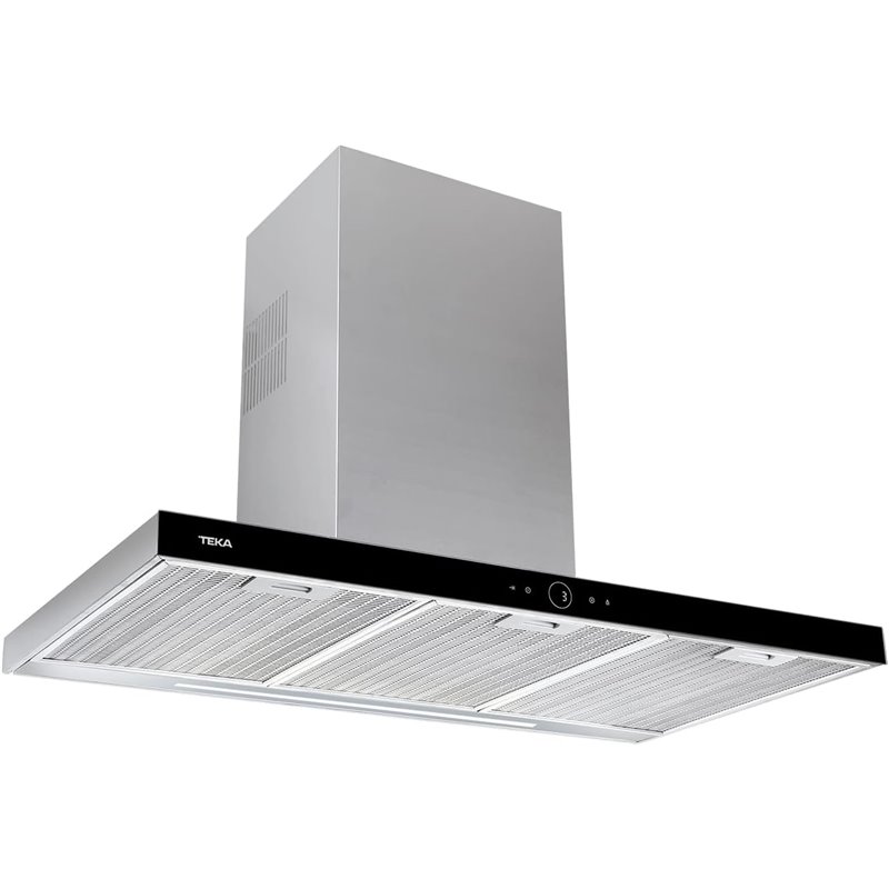 Teka dlh 986 t extrator capô 584 m3/h 90cm cinza preto