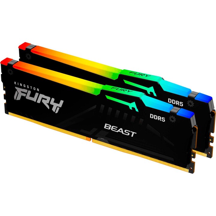 Módulo de memória Kingston Technology Fury Beast Rgb 32 Gb 2 x 16GB Ddr5 Ecc