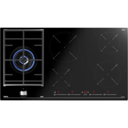Placa Híbrida Teka JZC 95314 ABB BK Empotrar 90cm 5 Zonas Negro