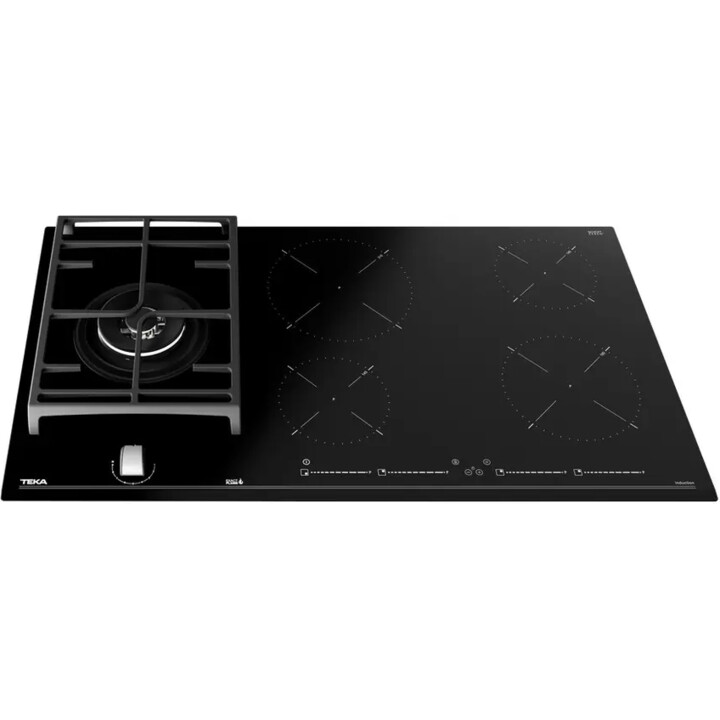 Teka JZC 95314 ABB BK HOB hybride intégré 90cm 5 zones noires