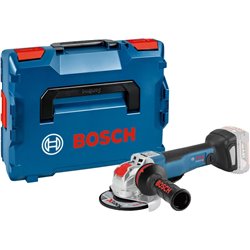 BOSCH GWX 18 V-10 SC X-LOCK angle grinder with protective cap in L-Boxx 136 (without battery and charger)