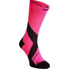 Chaussettes de cyclisme X-Socks Bike Expert Crew - Rose fluo/Noir X