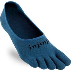 Chaussettes de randonnée légères et invisibles Injinji Sport Coolmax - acier, taille M