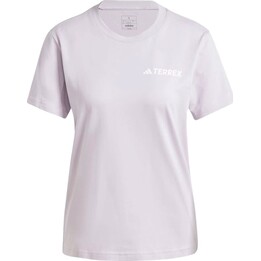 Women's adidas TERREX Graphic T-Shirt - Silver Dawn size: XS