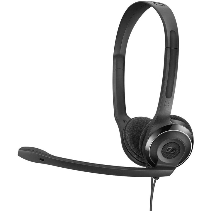 HEADPHONE + MIC SENNHEISER DIADEMA PC 8 USB SCHWARZ