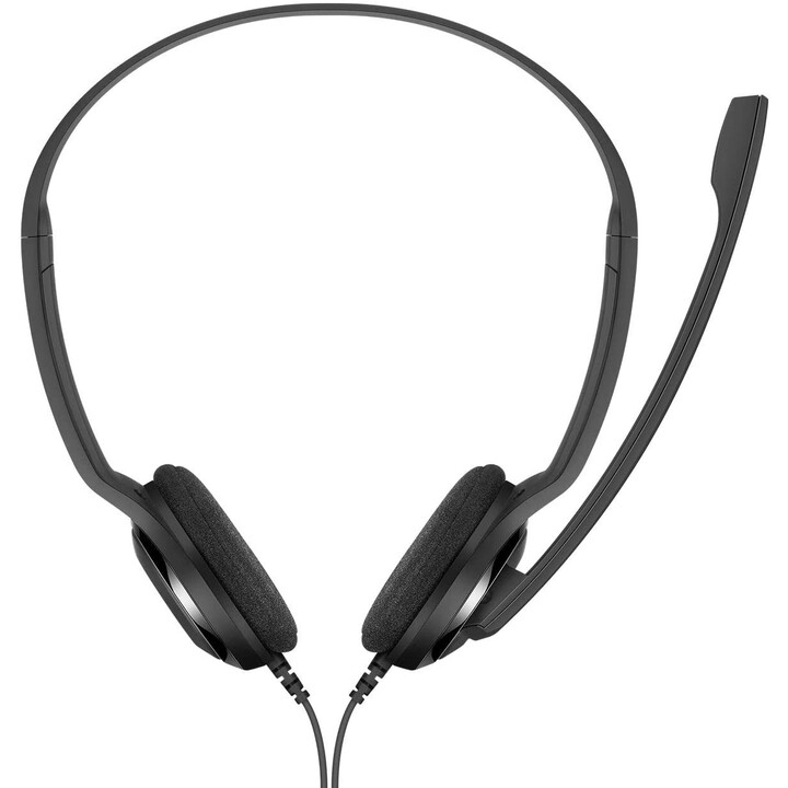 HEADPHONE + MIC SENNHEISER DIADEMA PC 8 USB SCHWARZ