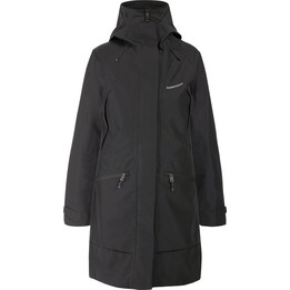 Parka Didriksons Ilma para mujer, color negro