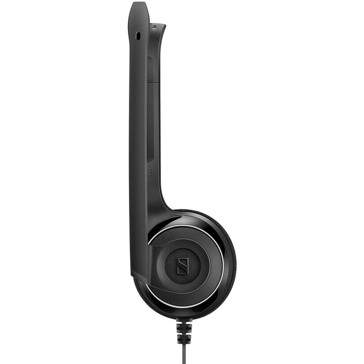 Sennheiser PC 8 USB - Auriculares de diadema abiertos USB (micrófono con cancelación de ruido, sonido estéreo) Negro