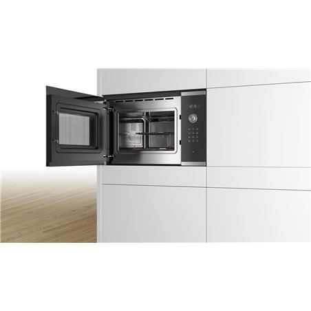 Bosch Serie 6 Bel554ms0 Arbeitsplatten -Mikrowellenkombination 25L 900W Schwarz