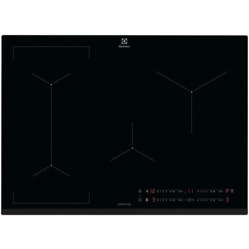 Electrolux EIV734 Noir Intégré (placement) 68 cm Plaque avec zone à induction 4 zone(s)