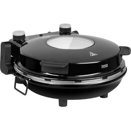 Teesa Supreme Pizza Oven 1200W 32cm Removable Stone Black