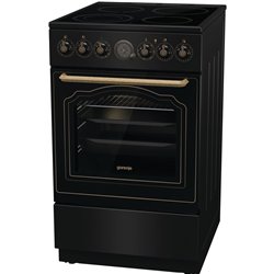 Estufa Eléctrica con Vitrocerámica Gorenje Classico GECS 5B70CLB 50 cm 70L Negro