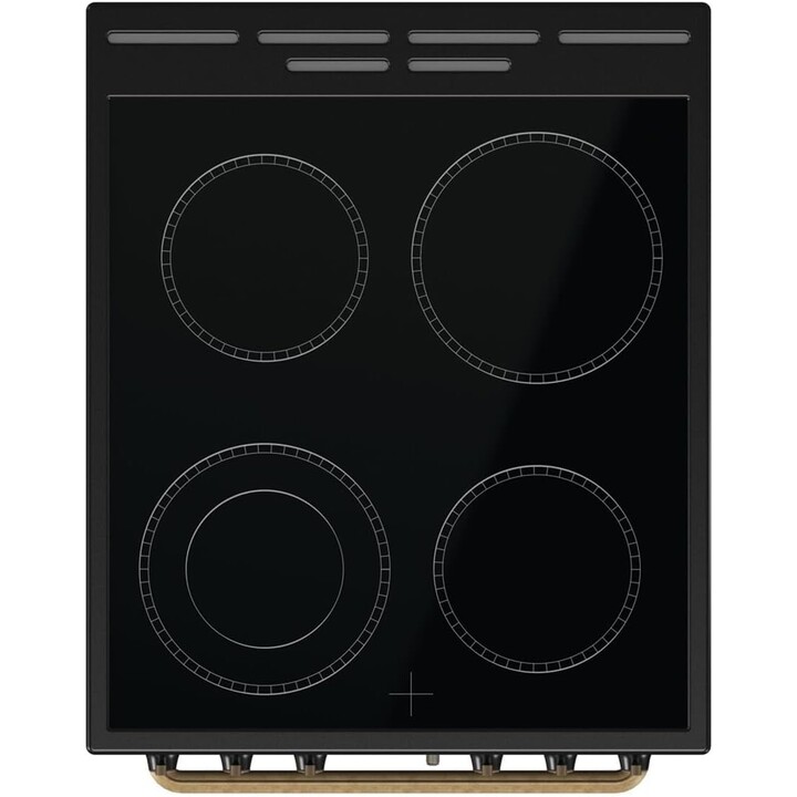 Gorenje Classico GECS 5B70CLB 50 cm 70L Sulfo elettrico nero con piano cottura in ceramica