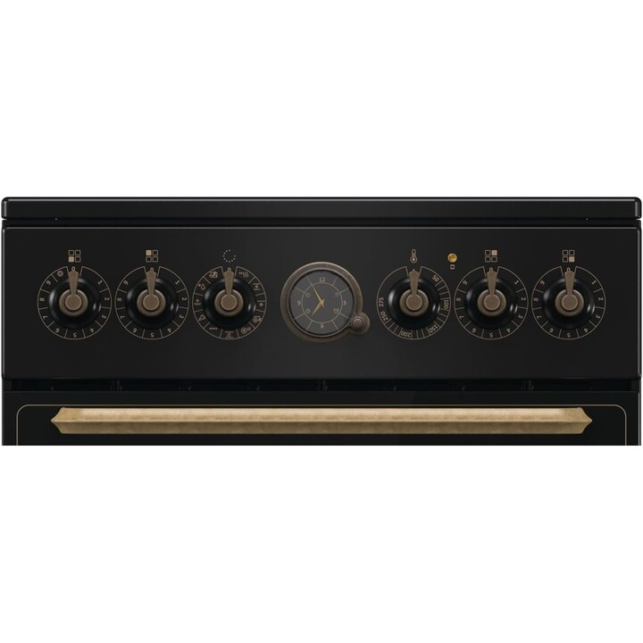 Gorenje Classico GECS 5B70CLB 50 cm 70L Sulfo elettrico nero con piano cottura in ceramica