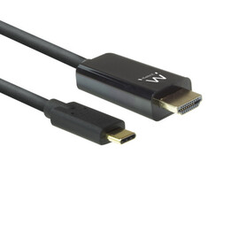 Ewent Ew9824 Videokabeladapter 2 m USB Typ C HDMI Typ A (Standard) schwarz