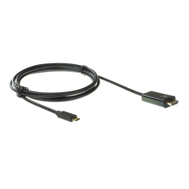Ewent Ew9824 Videokabeladapter 2 m USB Typ C HDMI Typ A (Standard) schwarz