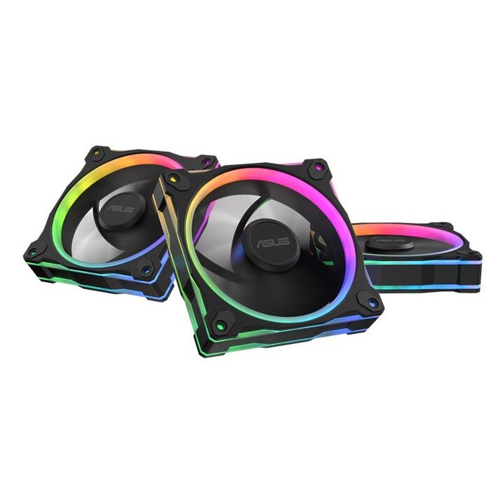 ASUS Prime MR120 Fan ARGB Black 3in1 Carcasa del ordenador Ventilador 12 cm Negro