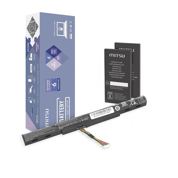 Compatible battery for ACER AL15A32 14.8V 1800 mAh Mitsu laptop