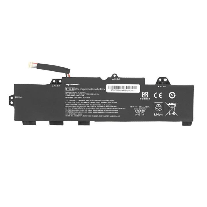 Kompatibler Akku für HP TT03XL 11,1 V 4400 mAh Movano Laptop