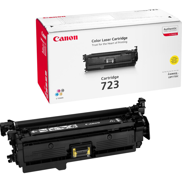 Original Canon 723Y yellow toner, 8,500 pages