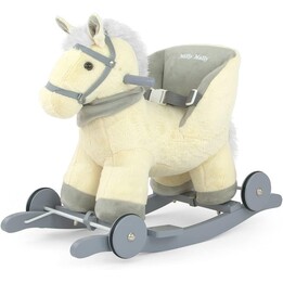Milly Mally Polly, Schaukelpferd, Kinderspielzeug, Beige