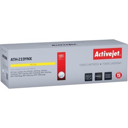 Tóner Activejet Ath-219Ynx para impresoras HP, repuesto para HP 219X W2192X Supreme 2500 páginas amarillo, con chip