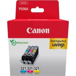Canon CLI-521 Ink Cartridges CMY Multipack 2934B015