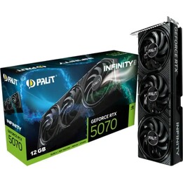 Tarjeta gráfica Palit NE75070019K9-GB2050S GeForce RTX 5070 Infinity 3 con 12 GB de GDDR7