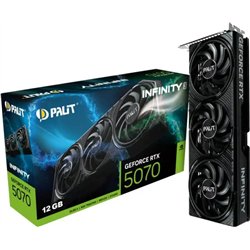 Tarjeta gráfica Palit Nvidia GeForce RTX 5070 Infinity 3 de 12 GB con GDDR7