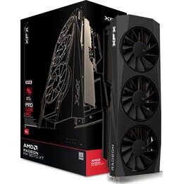 Tarjeta gráfica XFX AMD Radeon RX 9070XT Quicksilver Gaming de 16GB GDDR6 negra